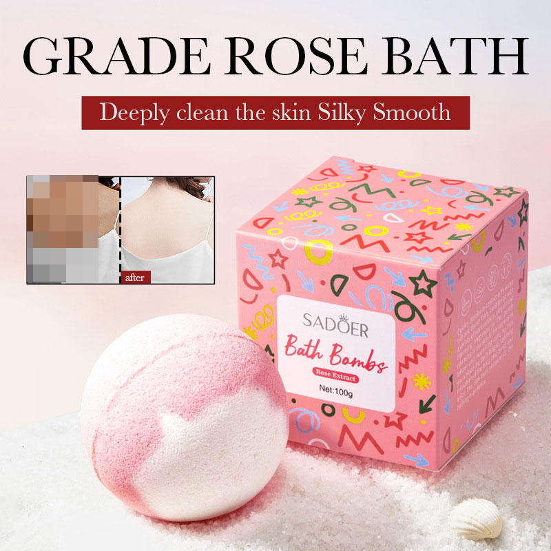 Bath Salts - Соляной шарик SADOER Rose Шарик для