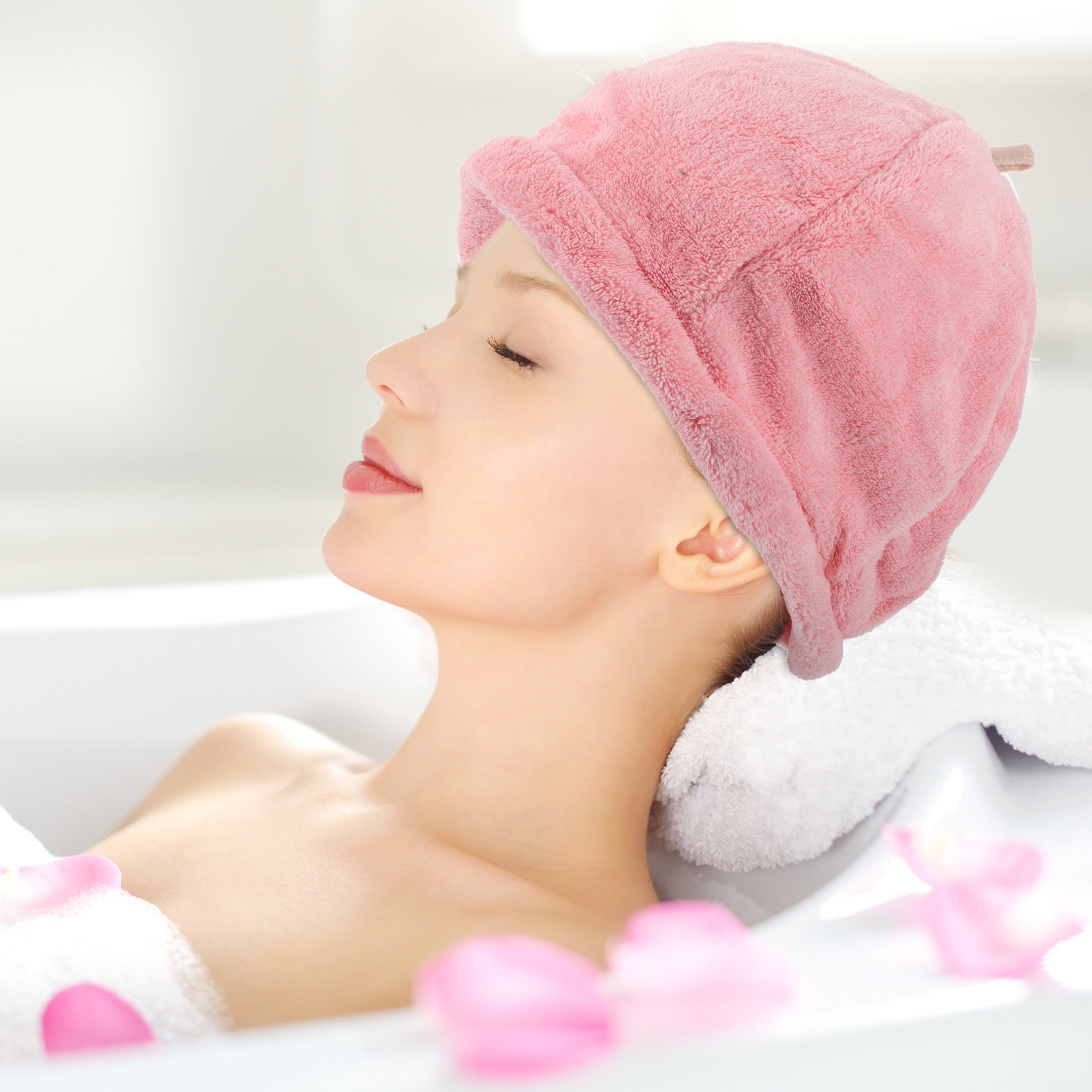 Шапочка для сушки волос из кор – обзор и цена Spa Towel