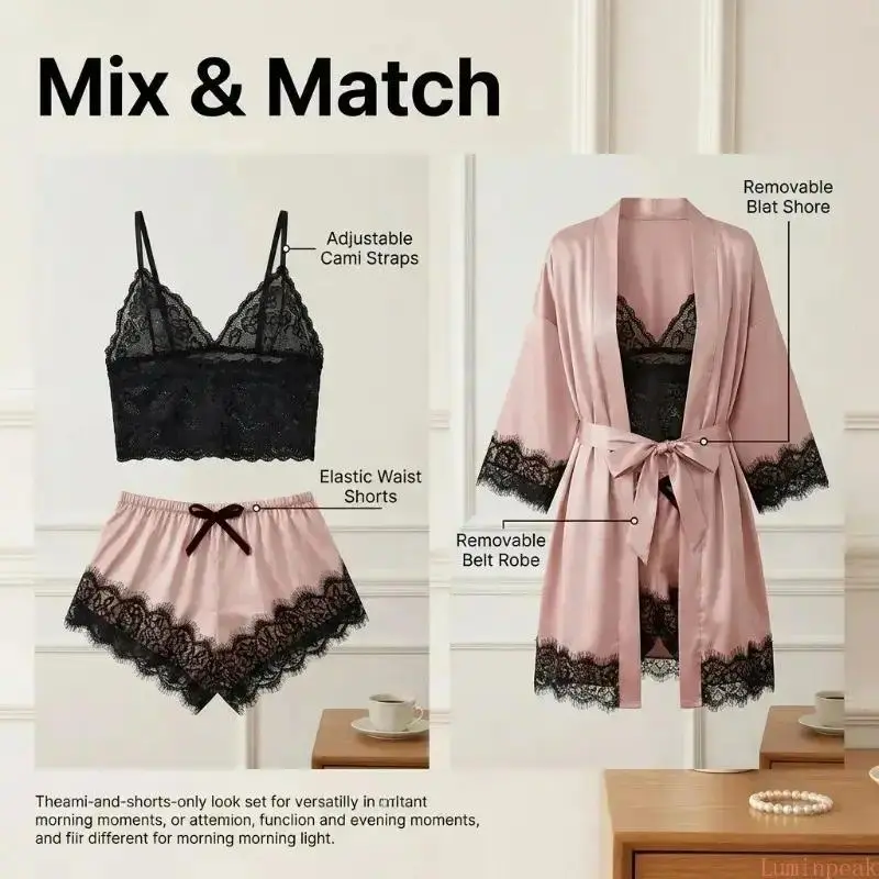 Женские комплекты из 4 предмет – обзор и цена Bathrobe