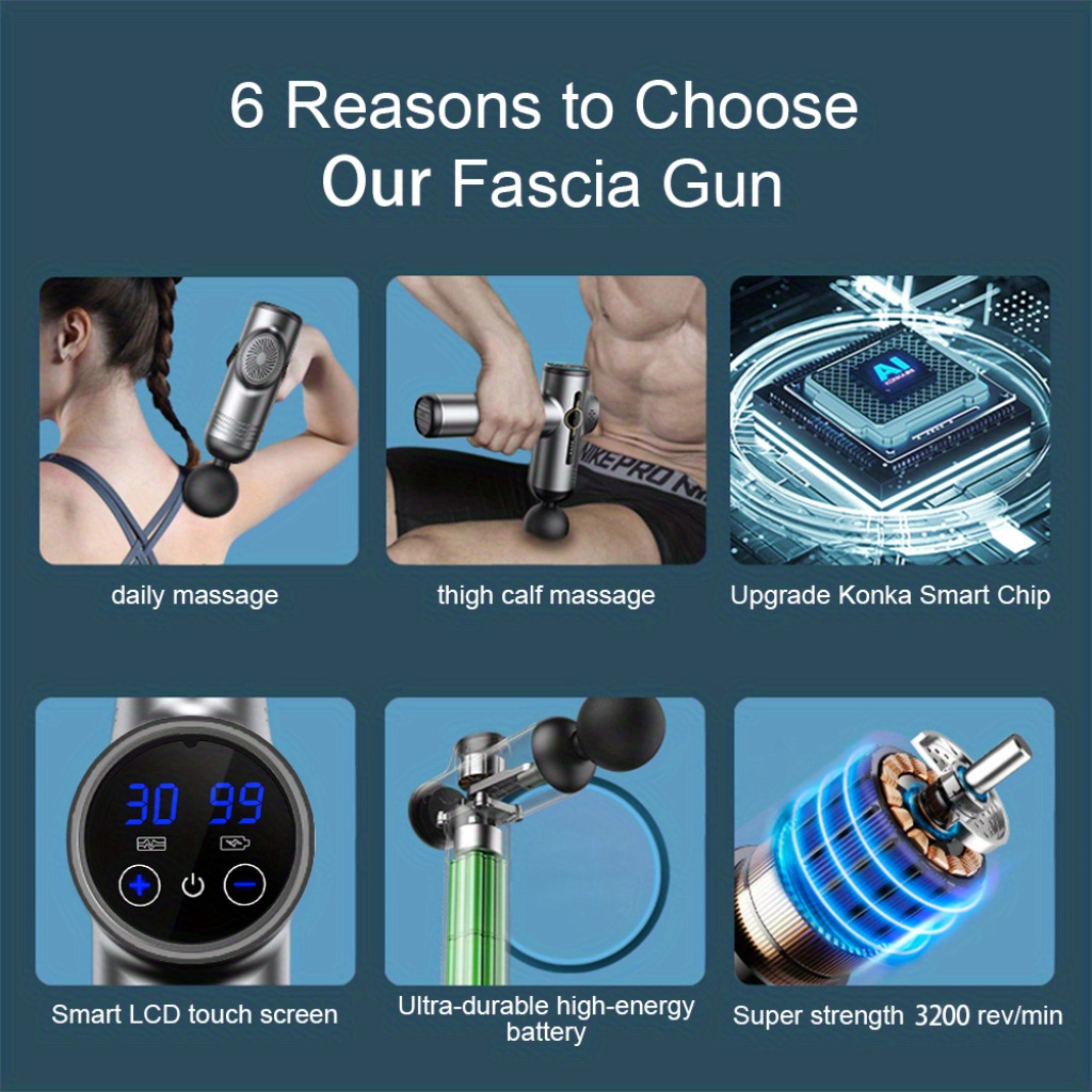 99-уровневый массажный пистоле – обзор и цена Massage Gun